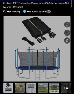 Trampoline net
