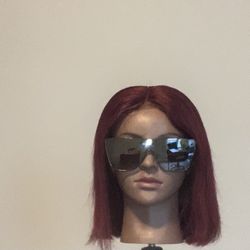 Burgundy Lace Wig 