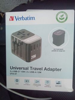 Verbatim Universal Travel Adapter 28W UTA-07
