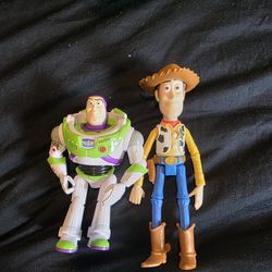 Buzz Lightyear & Woody Toy story toys