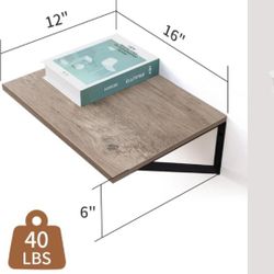 Deep Floating Shelves
