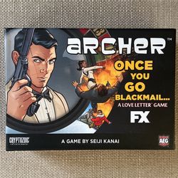 Open Box - Archer Once You Go Blackmail Card Game