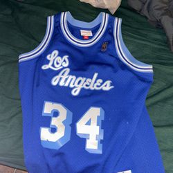 Shaquille oneal Lakers jersey