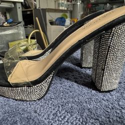 Clear High Heels