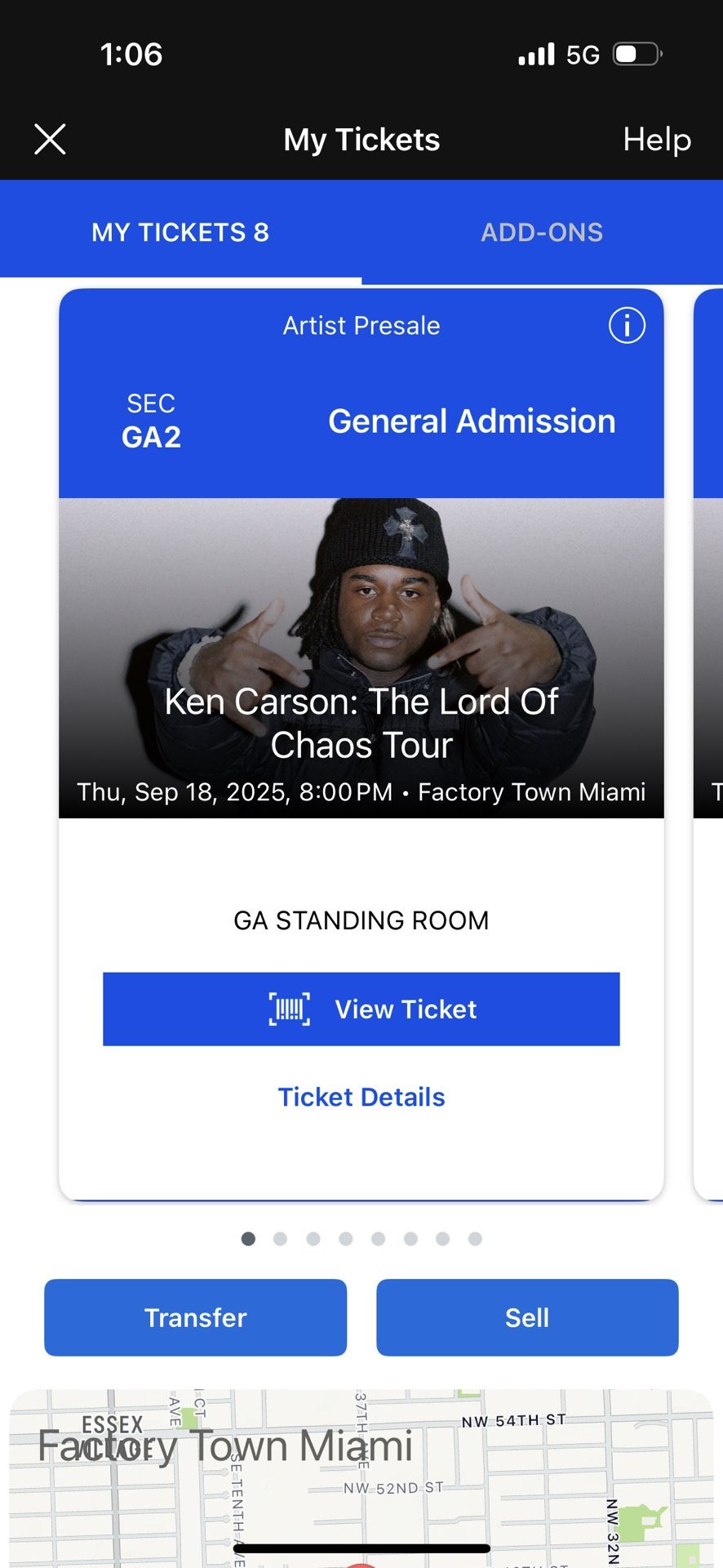 ken carson factory town tickets