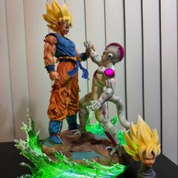 Dragon Ball Resina Goku Vs Freezer 
