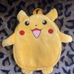 18in Pokemon Pikachu Plush Back Pack