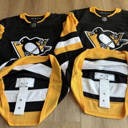Brand New Authentic Pittsburgh Penguins Hockey Jerseys