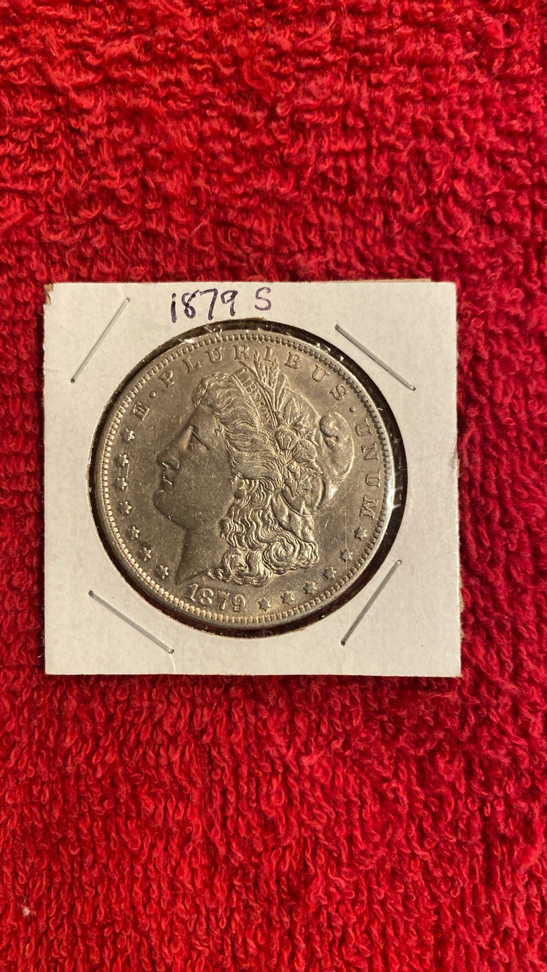 1879-S. Morgan Silver Dollar - Extremely Fine XF45 To Au 50