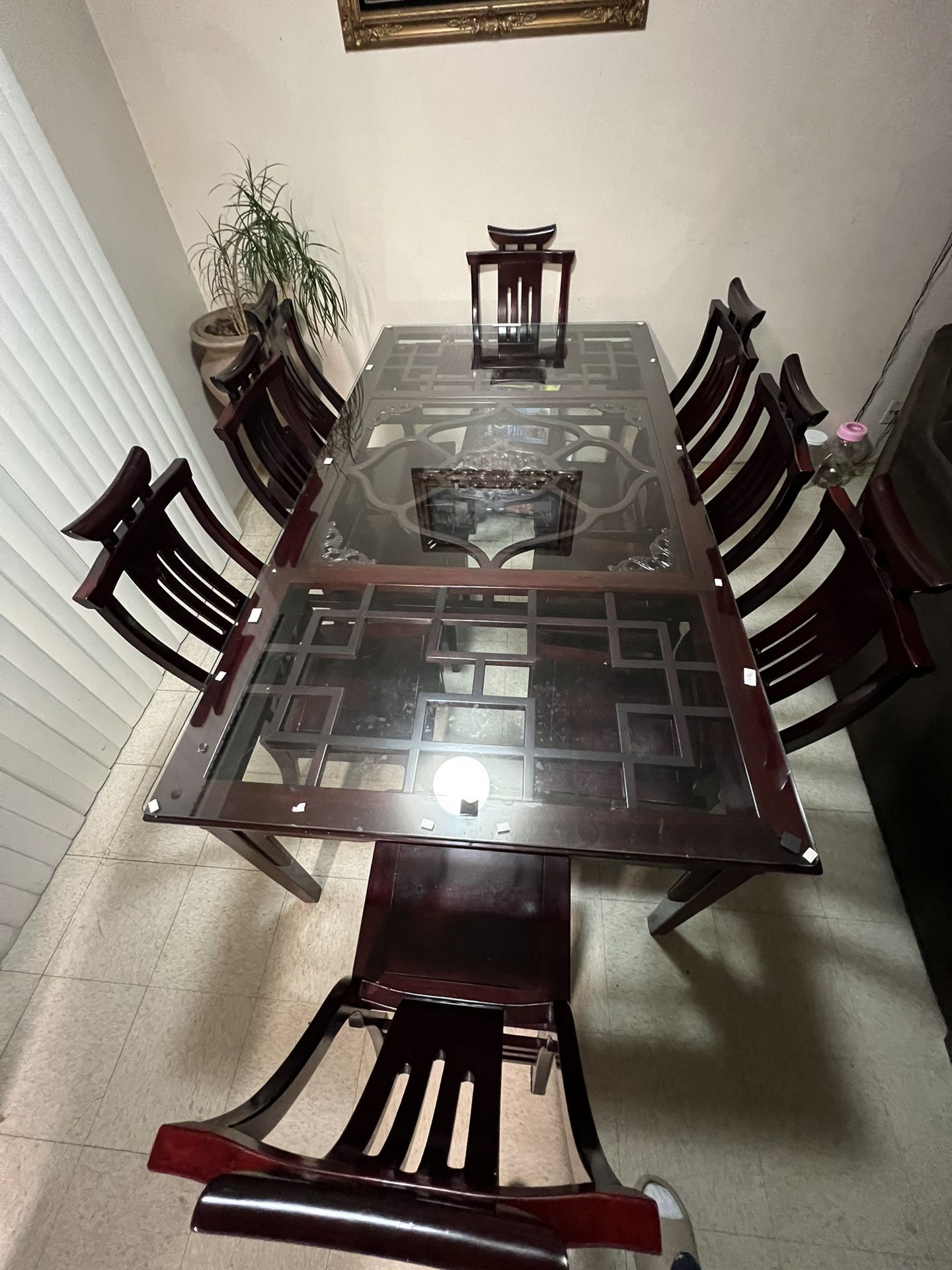 8 seater dining room table