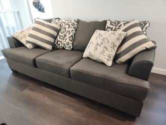 Charcoal Sofa by Ashley