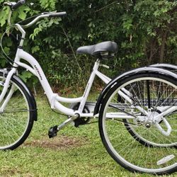 26" Alameda Folding Adult Tricycle Comfort Ride Cruiser Trike