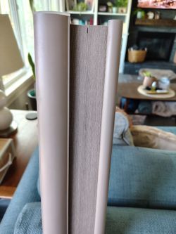 Pair of pleated shades