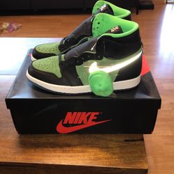 Jordan 1 High ZoomZen Green DS Sz 8 9.5W