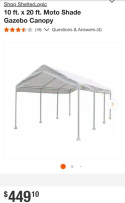 Gazebo Car Canopy