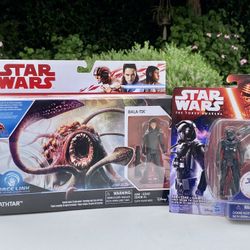 Star Wars The Force Awakens Lot - Rathtar w/ Bala-Tik & Tie Fighter Pilot