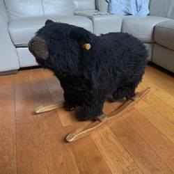 Plush Rocking Bear Animal 26x22 Inches