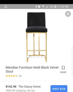 Set of 4 bar stools