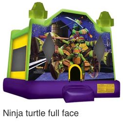 Ninja turtles bounce house