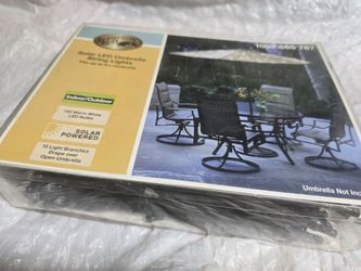 Solar Led Umbrella Light String
