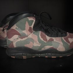 Jordan 10 Retro Camo Size 7