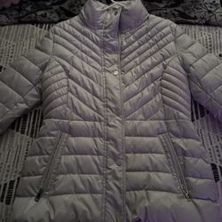 Grey Puffer Jacket 