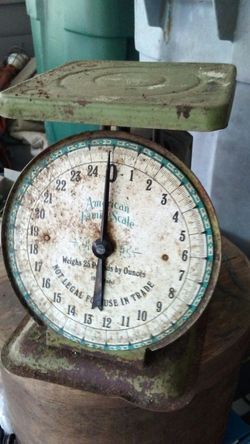 Vintage American Family Scale.
