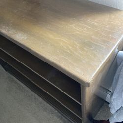 Brown Wooden Bookshelf 