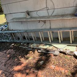 Tall/Slider Steel Ladder