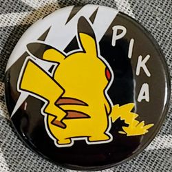 Pikachu 1.75 Inch Pin Back Buttons