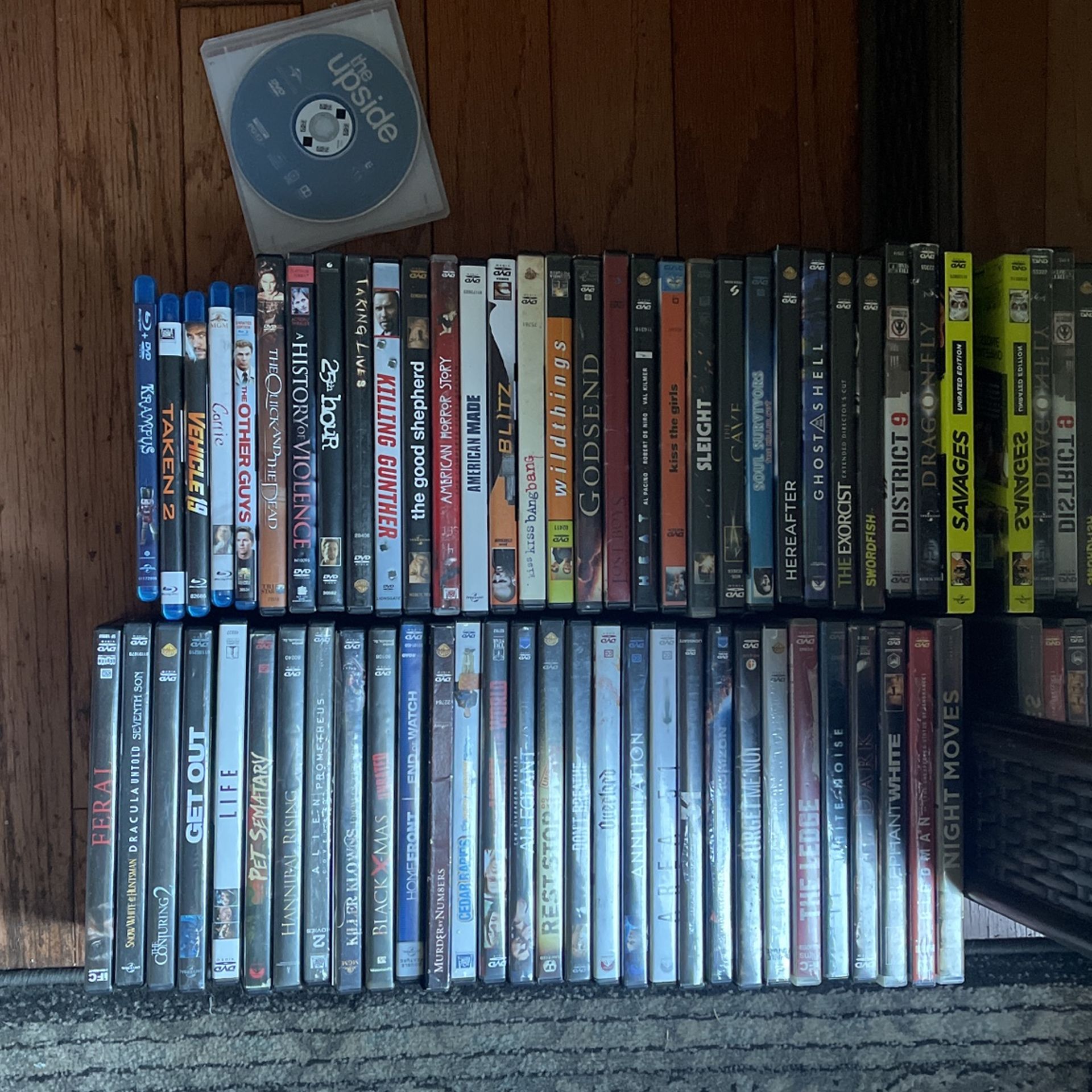 61 DVDs