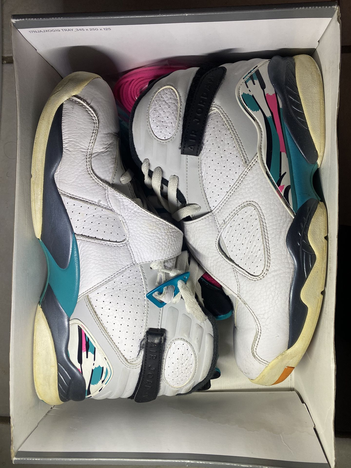 White Jordan 8