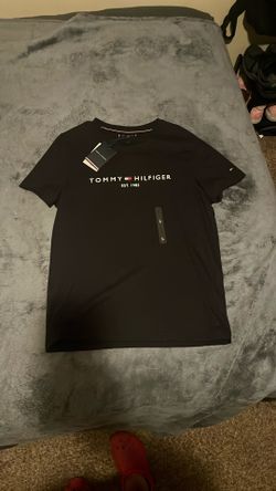 Tommy Hilfiger, Black, Size Large, T Shirt