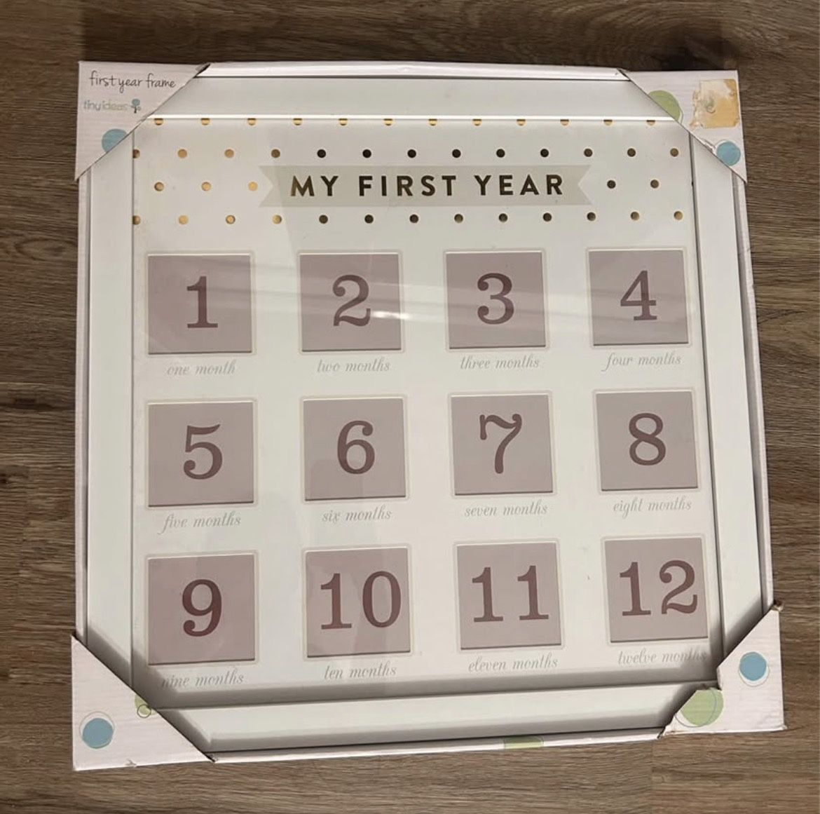 Pearhead First Year Baby Frame - Brand New