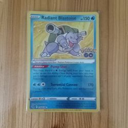 Pokemon Card- Radiant Blastoise 