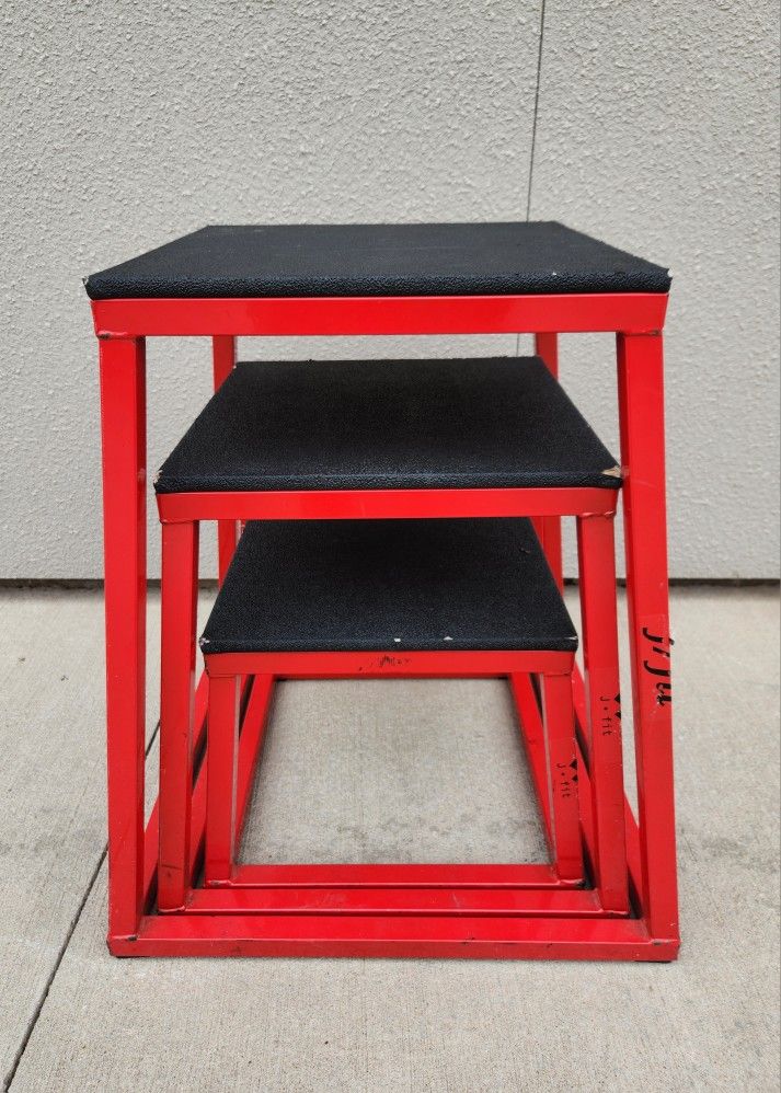 JFIT Plyometric Box Set 12" 18" 24"