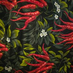 Chili Pepper Print Fabric