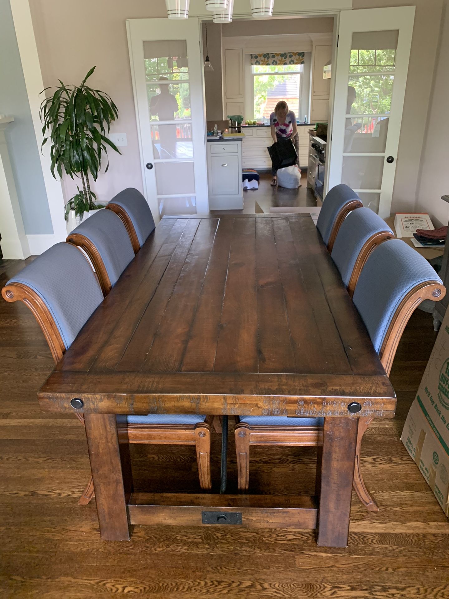 Pottery Barn Benchwright Dining table for Sale in Portland, OR OfferUp