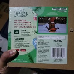 LED Pop Up Reindeer  Christmas Outdoor 