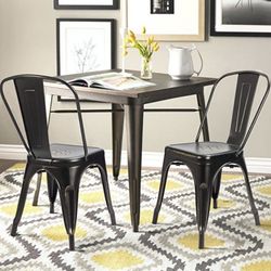 18 inch metal chair set of 4