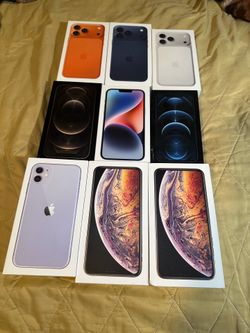 Empty iPhone boxes