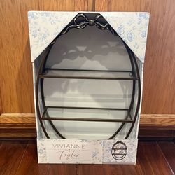 Vivianne Taylor TikTok Homegoods Viral Coquette Bow Hanging Wall Vanity Shelf