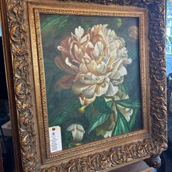 Ornate Frame Flower Painting - 50% OFF OFFER!!!