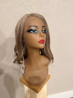 Dejavu Lace Front Bob Wig Ash Blonde