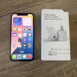 Mint Condition iPhone 12 128GB Black Factory Unlocked