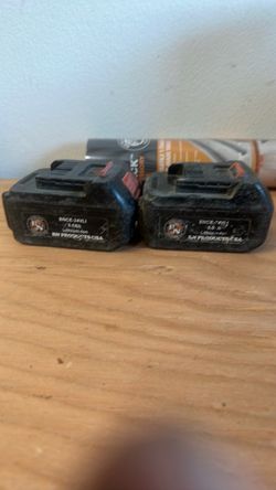 Batteries for rebar cutter