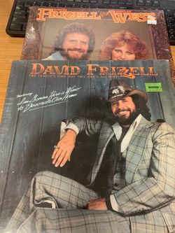 2 David frizzell vinyl records