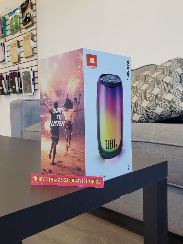 Jbl Pulse 5 Bluetooth Speaker Brand New - $1 DOWN TODAY, NO CREDIT NEEDED