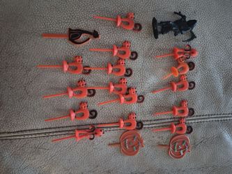 Vintage Halloween cupcake toppers