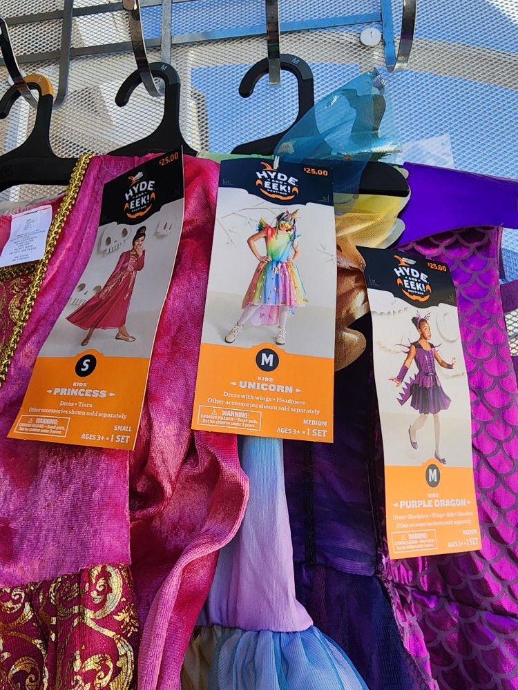 Girl's Halloween Dresses Size Small And Medium